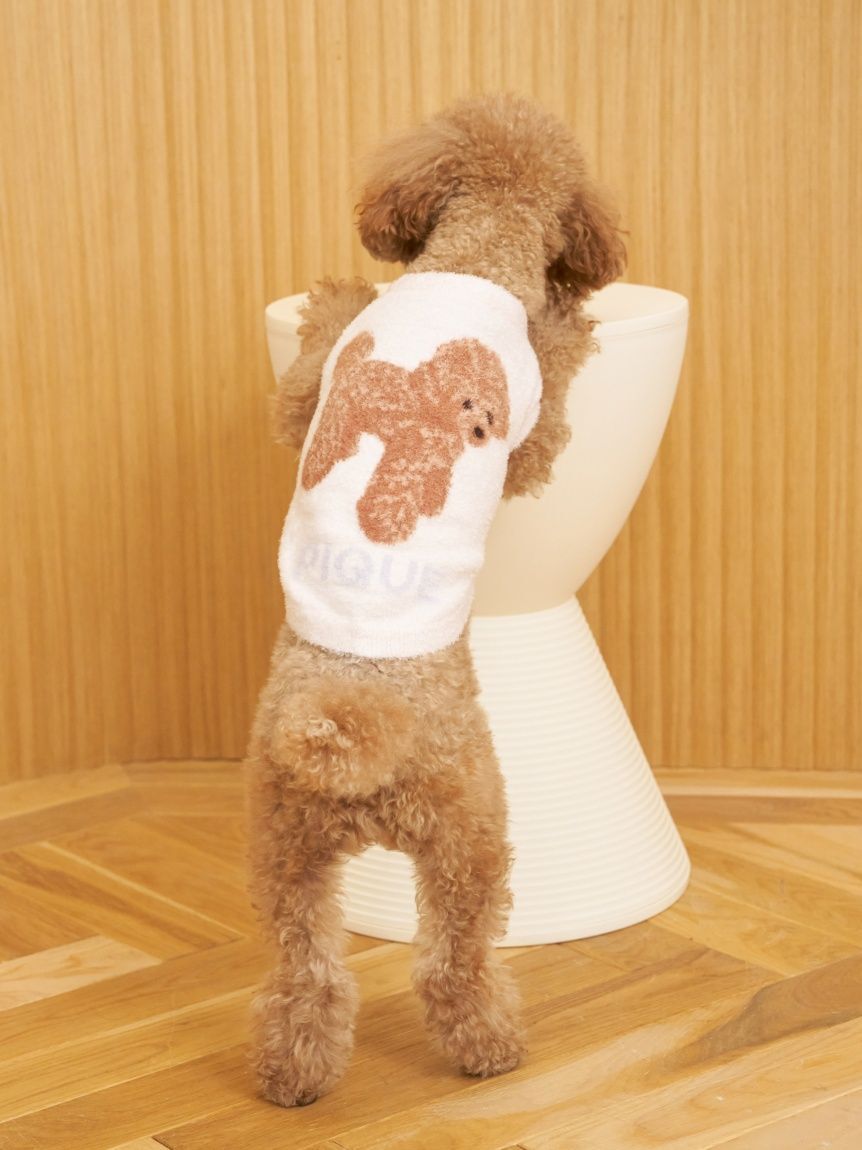  GELATO PIQUE CAT&DOG「【CAT&DOG】スムーズィートイプードル柄ジャガードプルオーバー」|その他|