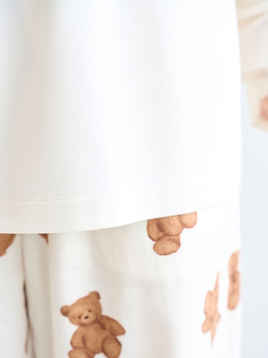 gelato pique「【HOLIDAY】ベアワンポイントロンT」|ルームウェア|