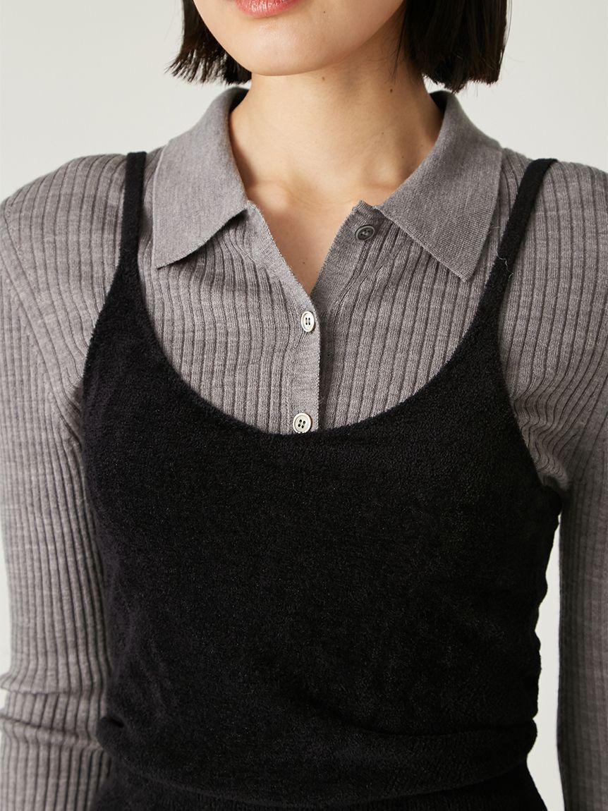 FRAY I.D「モールヤーン2wayニットキャミソール」|キャミソール|