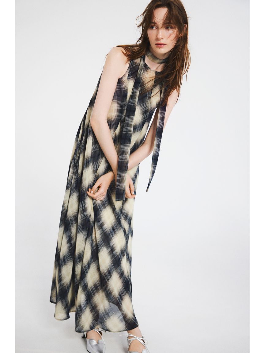 FRAY I.D「セミシアークリアラインワンピース」|ワンピース|