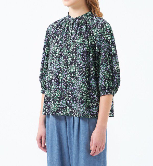 MACKINTOSH PHILOSOPHY「ブーケプリントブラウス」|シャツ・ブラウス|