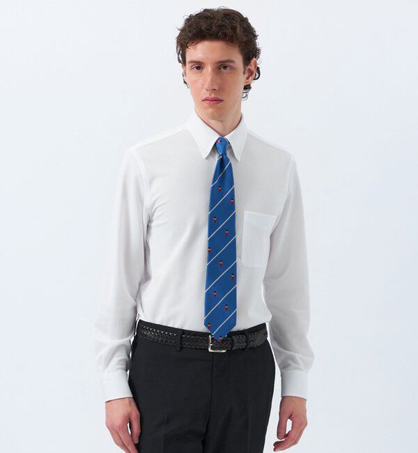 MACKINTOSH PHILOSOPHY「トロッター シャツ スクエアボタンダウン トリコットバリエーション」|シャツ・ブラウス|ホワイト