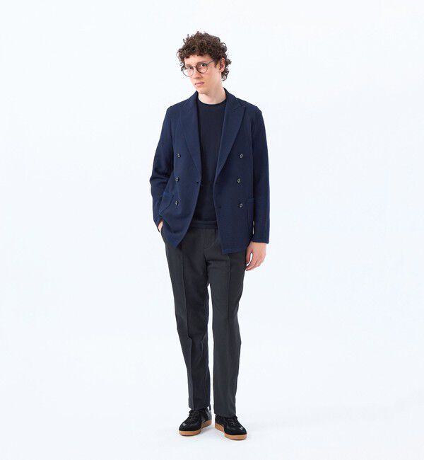 MACKINTOSH PHILOSOPHY「30/1ミニカノコ クルーネック半袖ニットTシャツ」|ニット・セーター|