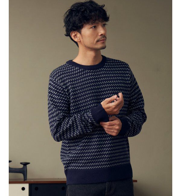 ikka「バーズアイニット」|プルオーバー|