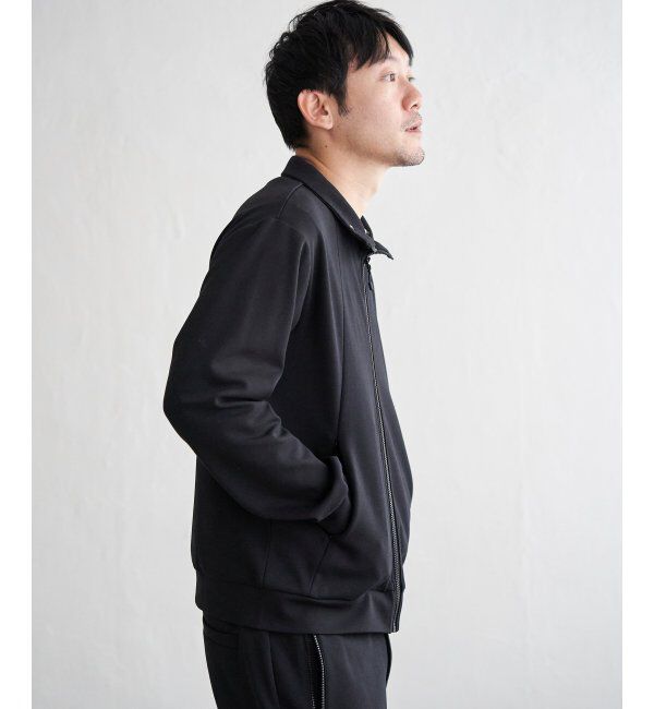 ikka「テックストレッチ2WAYジップパーカ」|カーディガン|