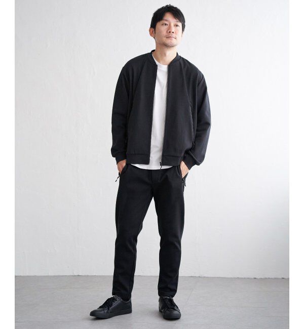 ikka「テックストレッチジップポケットカーディガン」|カーディガン|