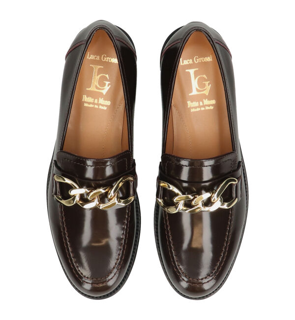 IMPORT SELECT「【Luca Grossi】ラウンドトウチェーンローファー(L51620)」|ローファー|