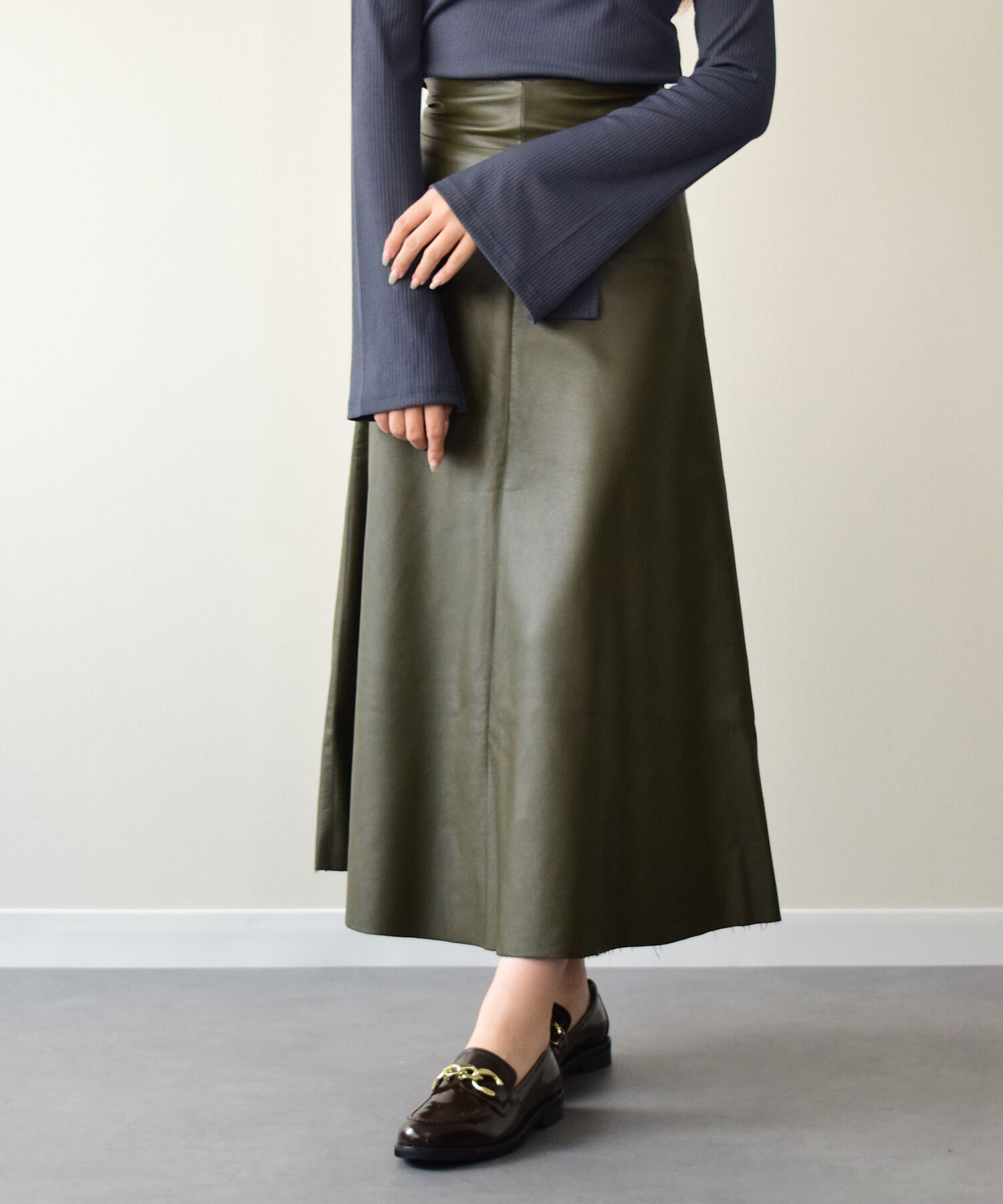 IMPORT SELECT「【Luca Grossi】ラウンドトウチェーンローファー(L51620)」|ローファー|