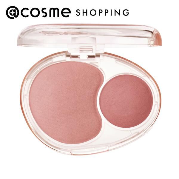  「fwee(フィー) デュアルチークメロウ RS01 ロージートーク (7.2g)」|チーク|その他