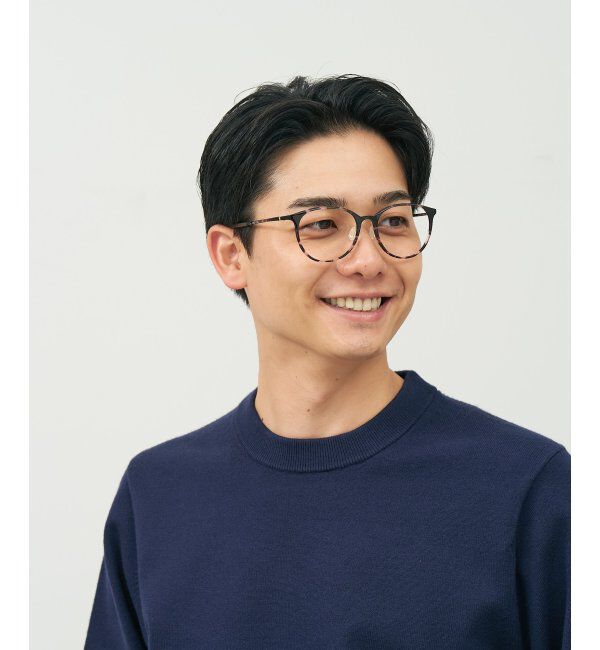  「MAQuillAGE(マキアージュ) コラボ｜ 血色感 メガネ | 中顔面短縮みえ メイク 大人可愛い レンズ交換券付」|メガネ|