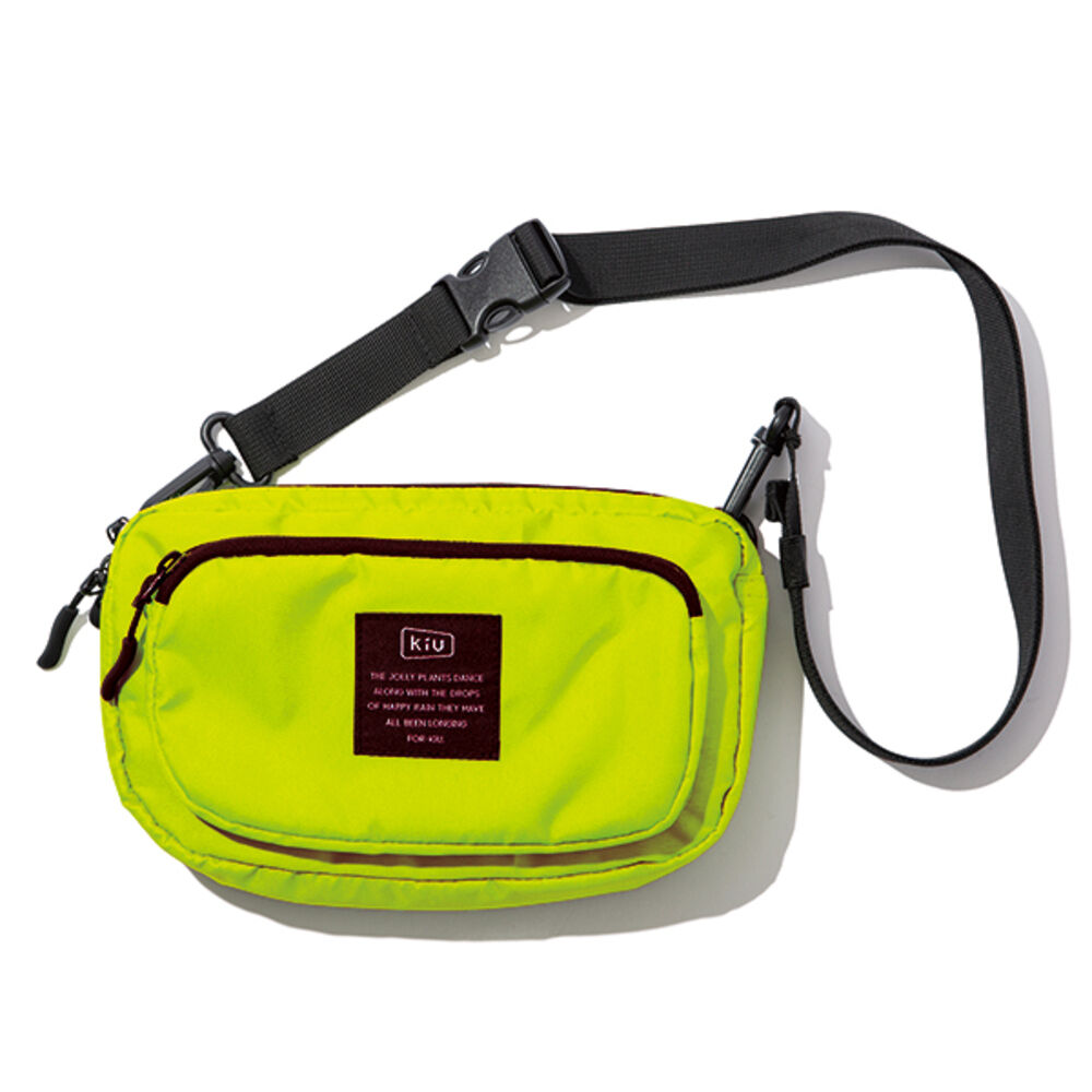 KiU「ショルダーバッグ レディース 斜めがけ 通販 メンズ かっこいい ブランド KIU 小さめ 撥水」|ショルダー・メッセンジャー|イエロー1