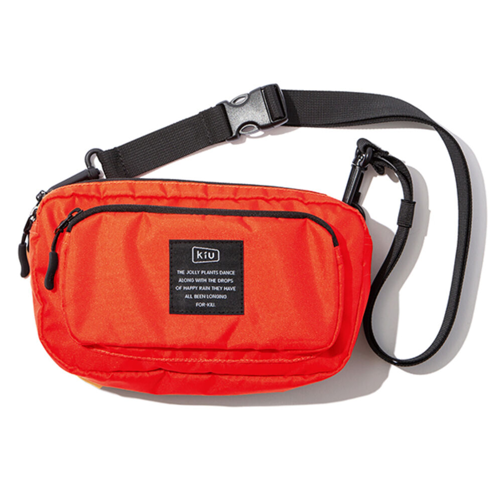 KiU「ショルダーバッグ レディース 斜めがけ 通販 メンズ かっこいい ブランド KIU 小さめ 撥水」|ショルダー・メッセンジャー|オレンジ1