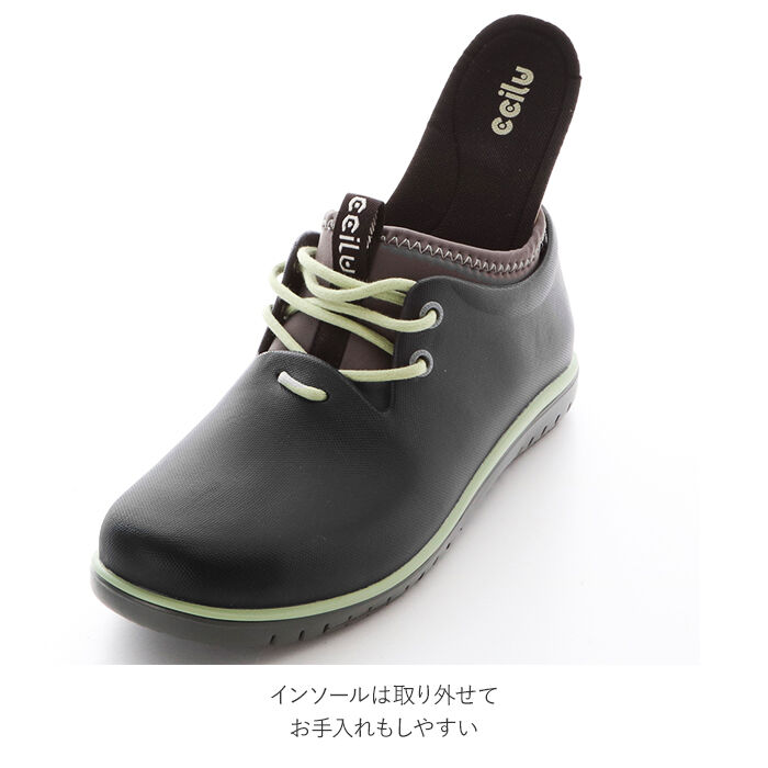 BACKYARD FAMILY「ccilu レインシューズ 通販 チル シューズ 靴 レディース スニーカー 衝撃吸収 晴雨兼用」|レインシューズ|