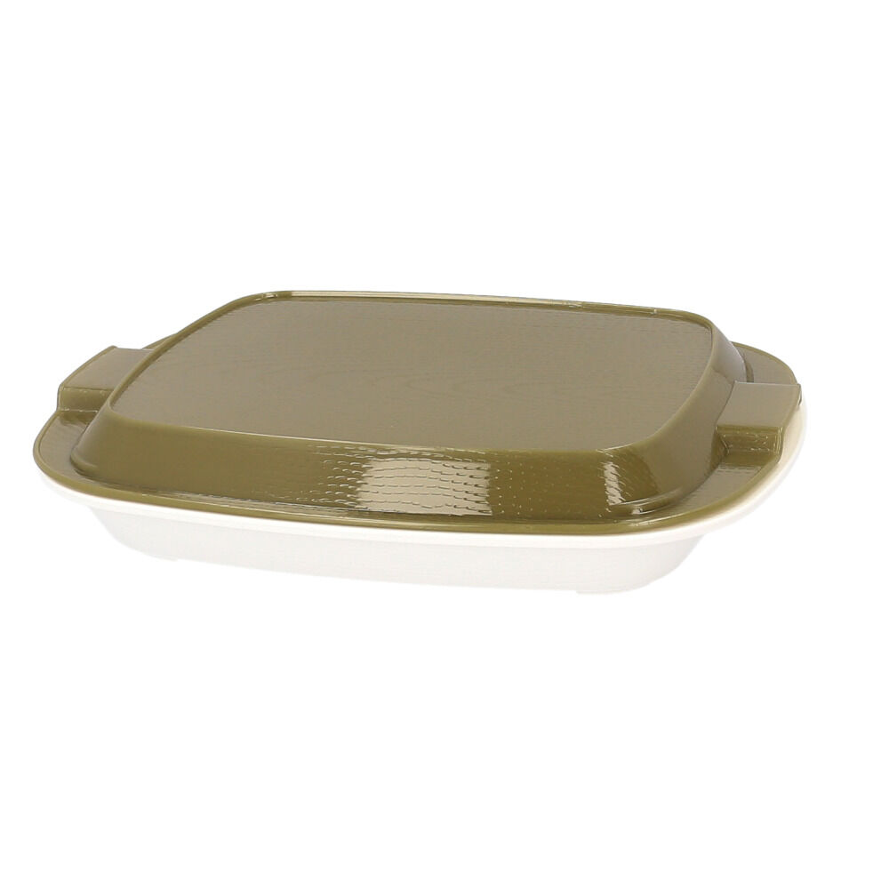 BACKYARD FAMILY「ランチプレート フタ付き 通販 hakoya 弁当 箱 仕切り 仕切り皿 和食器 弁当箱」|食器・キッチングッズ|グリーン1