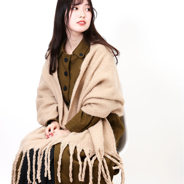 BACKYARD FAMILY「マフラー 大判 通販 襟巻き 首巻き レディース 女性 女の子 ネックウォーマー 冬小物 秋冬」|ストール|