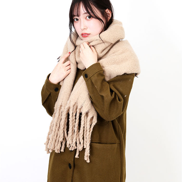 BACKYARD FAMILY「マフラー 大判 通販 襟巻き 首巻き レディース 女性 女の子 ネックウォーマー 冬小物 秋冬」|ストール|