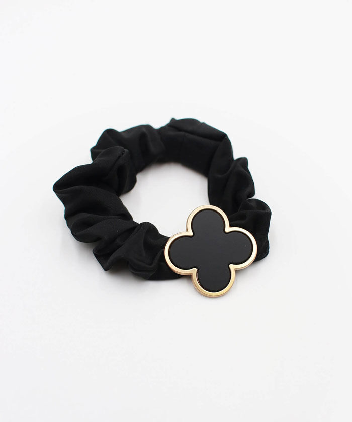 BACKYARD FAMILY「ヘアゴム 子供 クローバー ベロア 通販 シュシュ 髪飾り キッズ 子ども 女の子 卒園式 入園式」|その他|