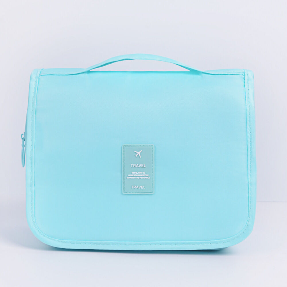 BACKYARD FAMILY「トラベルポーチ 吊り下げ 通販 化粧ポーチ スキンケア バスルーム 旅行 ポーチ 収納ポーチ」|ポーチ|ブルー1