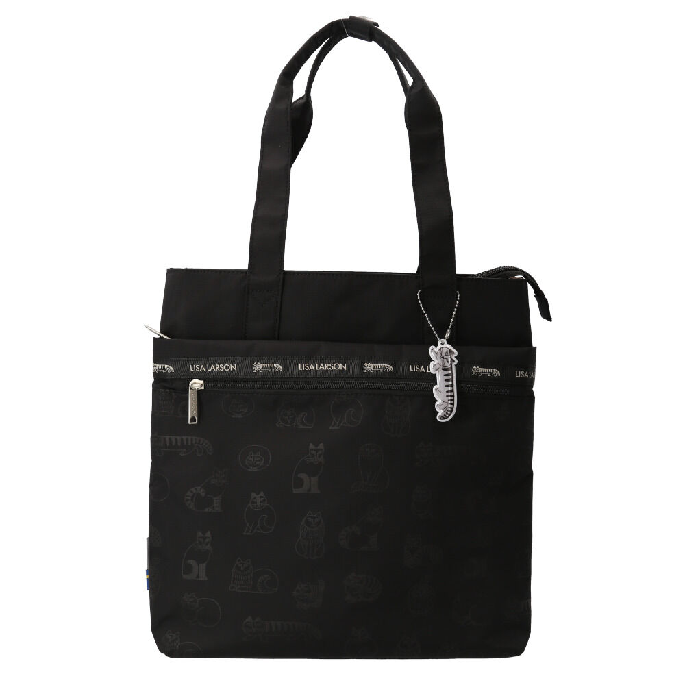 BACKYARD FAMILY「リサラーソン トート バッグ 通販 トートバッグ レディース トートバック A4 肩掛けバッグ」|トートバッグ|ブラック1