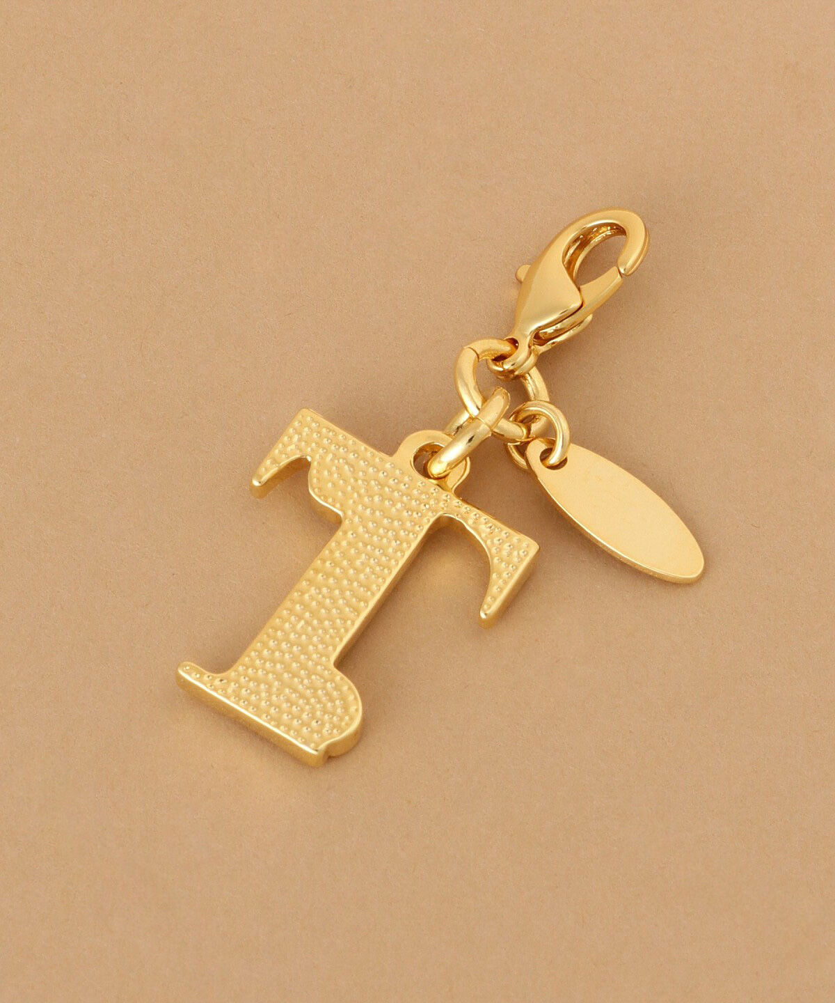 Samantha Thavasa「シンプルイニシャルファスナートップ T」|チャーム・キーホルダー|