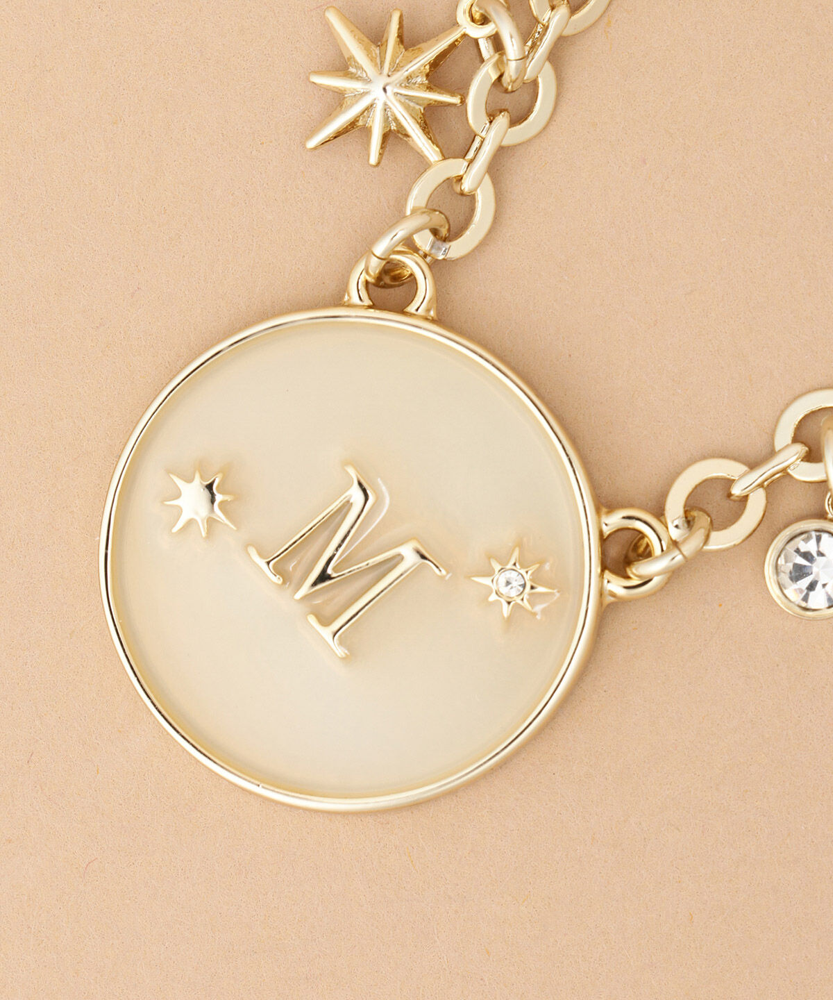 Samantha Thavasa「シャイニーイニシャルバッグチャーム M」|チャーム・キーホルダー|