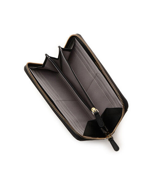  「シンプルリボンラウンド長財布」|財布|