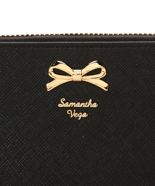  「シンプルリボンラウンド長財布」|財布|