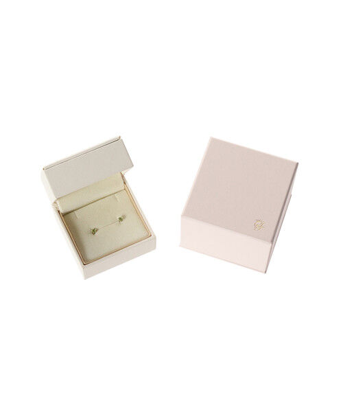 Samantha Tiara「K18 WG 一粒ストーンピアス ≪8月 誕生石≫」|ピアス|