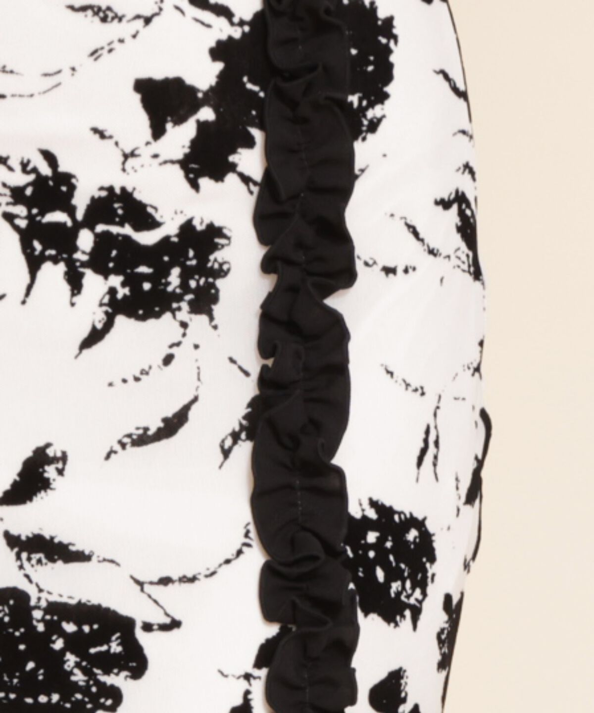 REDYAZEL「フロッキーレースタイトスカート」|タイト|