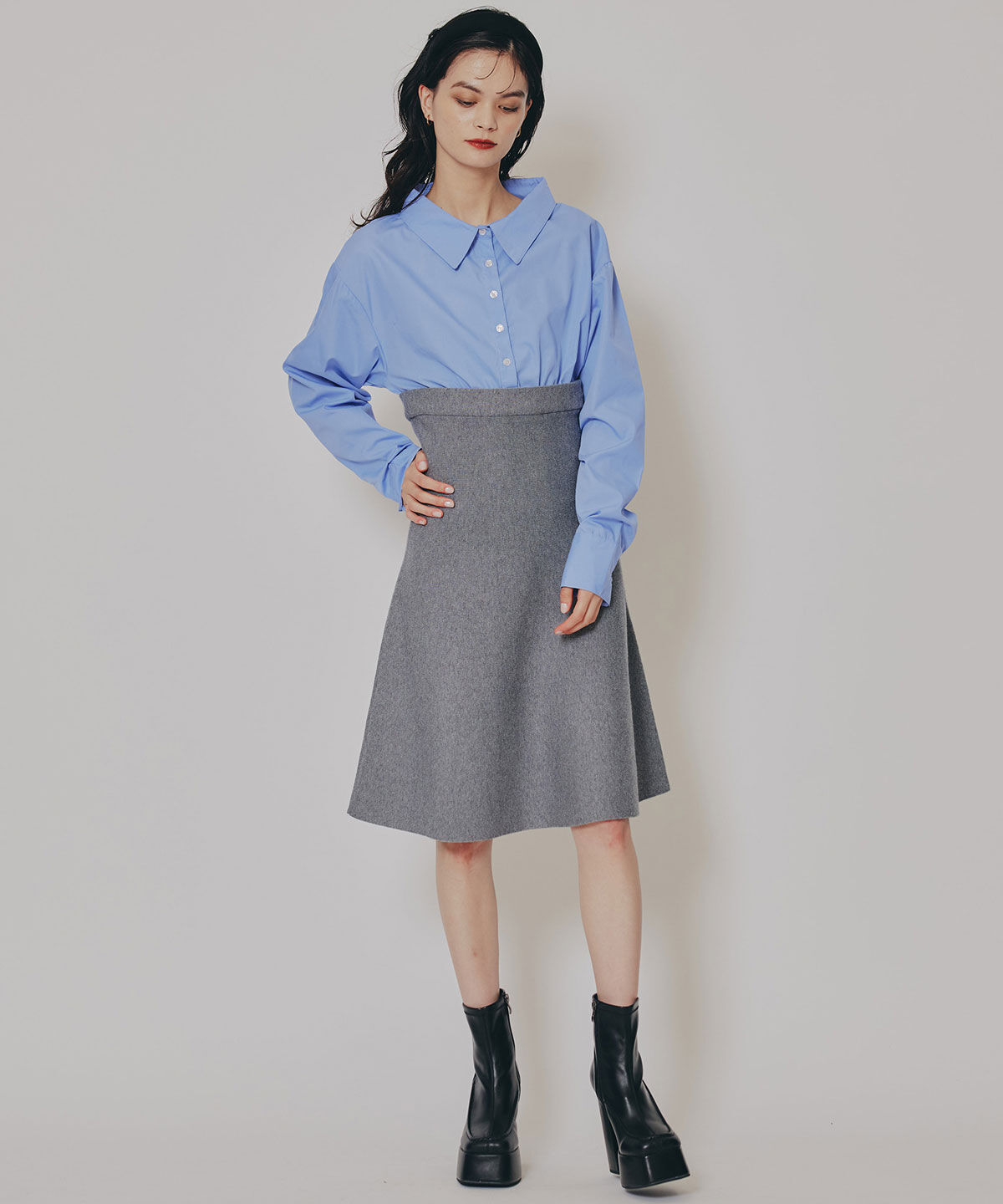 REDYAZEL「マルチWAYドッキングニットワンピース」|ワンピース|