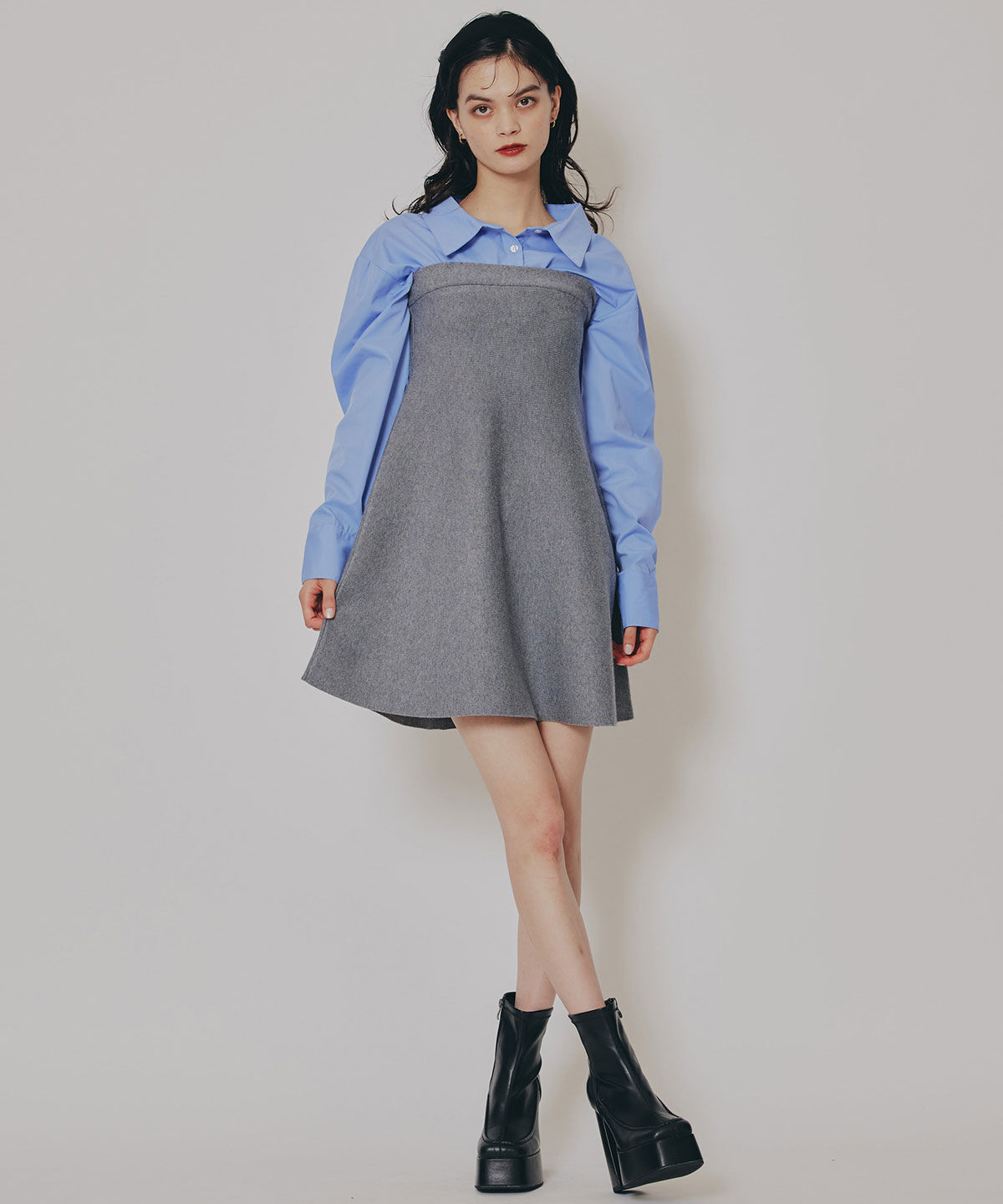 REDYAZEL「マルチWAYドッキングニットワンピース」|ワンピース|