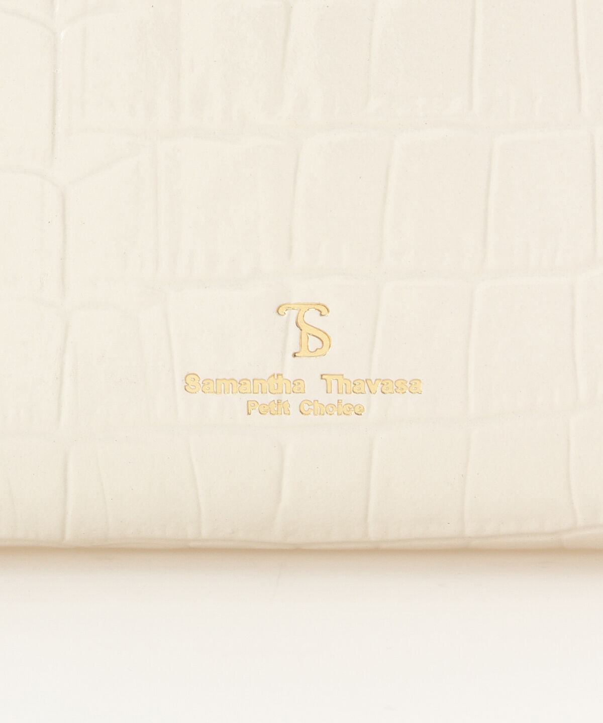 Samantha Thavasa Petit Choice「クロコ型押し折財布」|財布|