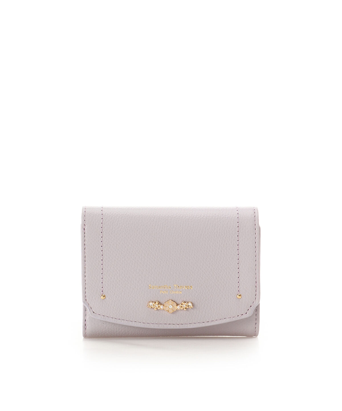 Samantha Thavasa Petit Choice「フラワーアーチ 折財布」|財布|ラベンダー