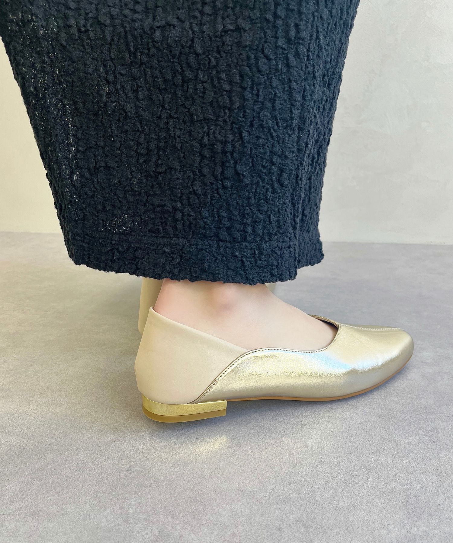 ORiental TRaffic「●通年使える●センターシームバブーシュ/51107 パンプス フラット 柔らかい」|パンプス|