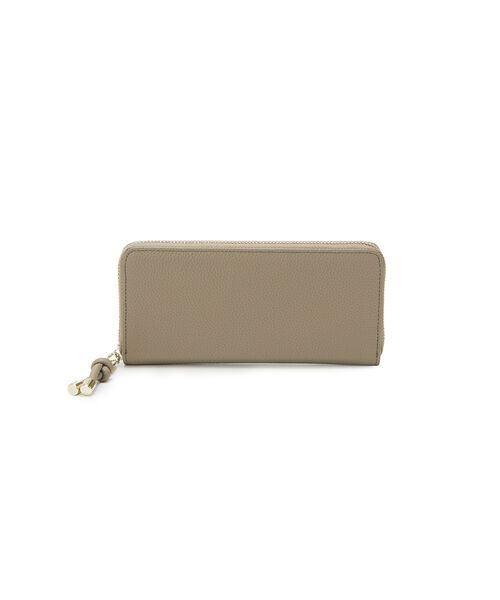 TOPKAPI TREASURE「【TREASURE TOPKAPI】シュリンクレザー ラウンド 長財布」|財布|グレージュ