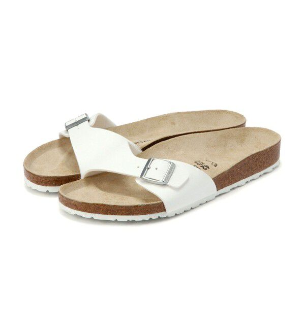 BIRKENSTOCK「【ビルケンシュトック】マドリッド/ホワイト ビルコフロー/サンダル メンズ/MADRID」|サンダル|ホワイト