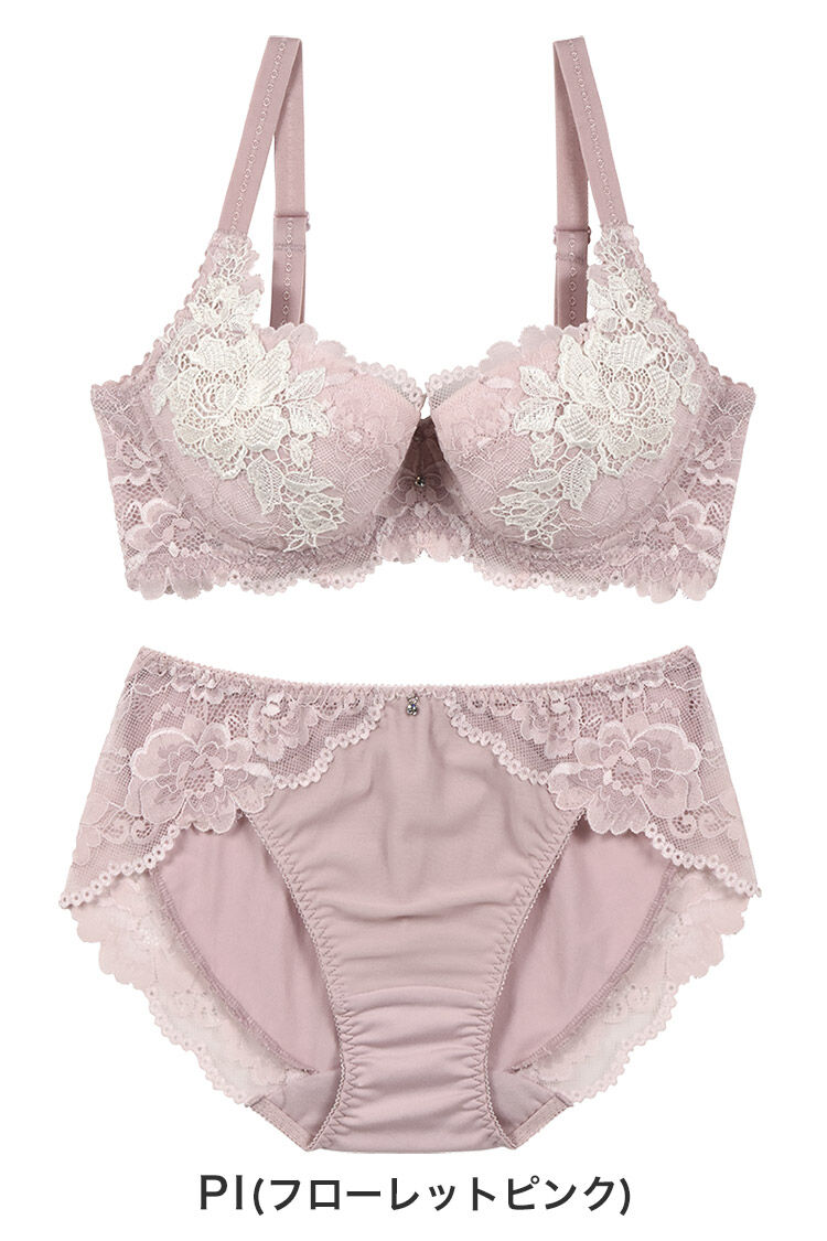 intesucre「アンテシュクレ 脇高ブラ Premium ブラセット B-D/65-80 IBT326」|インナー|PI