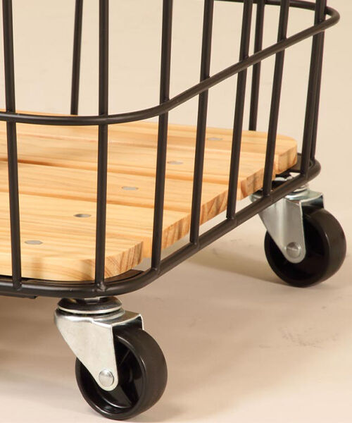  「バスケット付　ポールハンガー」|食器・キッチングッズ|