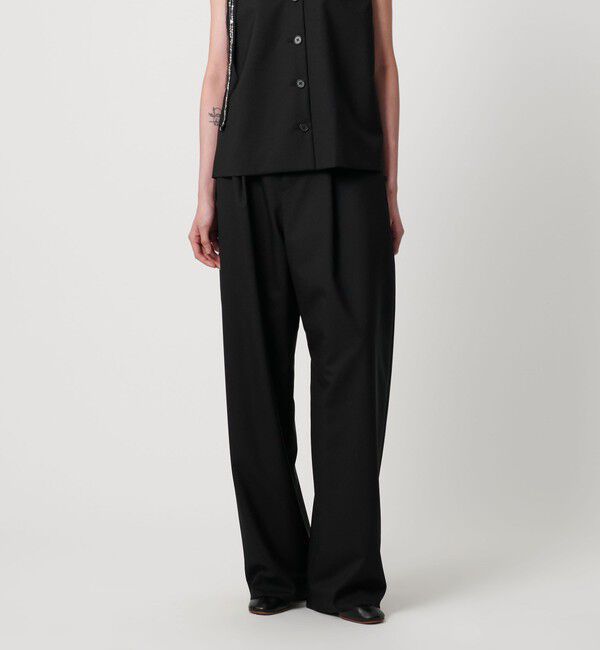 AEWEN MATOPH「＜AEWEN MATOPH＞ウールタック カーブパンツ」|チノ|