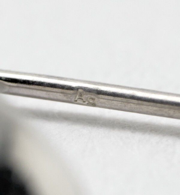 UNITED ARROWS「＜les bonbon＞OBLIQUE SV ピアス」|ピアス|