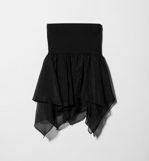AEWEN MATOPH「＜AEWEN MATOPH＞ラッフルミニスカート ベアトップ ‐ 2WAY ウォッシャブル ‐」|スカート|