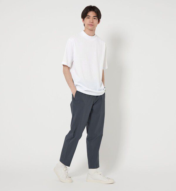 UNITED ARROWS green label relaxing「【WEB限定】JUST fit デイリー モック 半袖 Ｔシャツ カットソー -吸水速乾・抗菌-」|Tシャツ・カットソー|