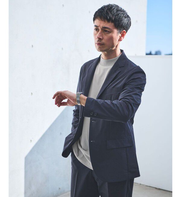 UNITED ARROWS green label relaxing「【WEB限定】JUST fit デイリー モック 半袖 Ｔシャツ カットソー -吸水速乾・抗菌-」|Tシャツ・カットソー|