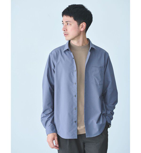 UNITED ARROWS green label relaxing「【WEB限定】JUST fit デイリー モック 半袖 Ｔシャツ カットソー -吸水速乾・抗菌-」|Tシャツ・カットソー|