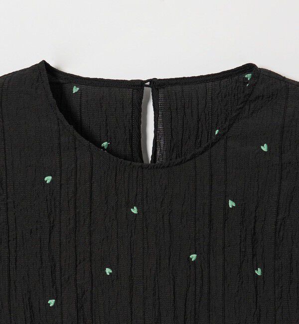 EMMEL REFINES「＜EMMEL REFINES＞EM ハートシシュウ 5SL ブラウス」|シャツ・ブラウス|