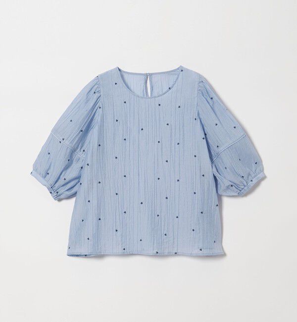 EMMEL REFINES「＜EMMEL REFINES＞EM ハートシシュウ 5SL ブラウス」|シャツ・ブラウス|