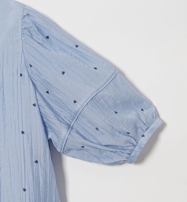 EMMEL REFINES「＜EMMEL REFINES＞EM ハートシシュウ 5SL ブラウス」|シャツ・ブラウス|