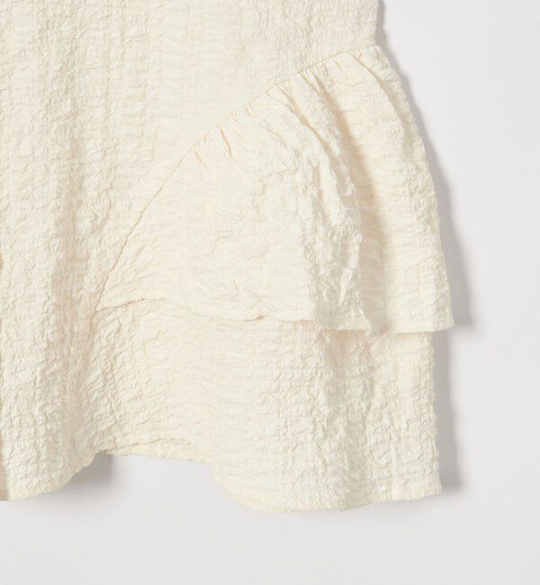 EMMEL REFINES「＜EMMEL REFINES＞EM スソフリル2WAY ノースリーブ ブラウス」|シャツ・ブラウス|