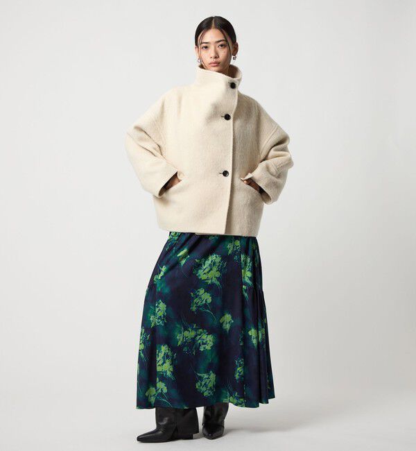 EMMEL REFINES＞EM スタンド シャギー ショートコート（EMMEL REFINES