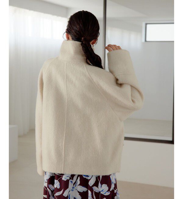 EMMEL REFINES＞EM スタンド シャギー ショートコート（EMMEL REFINES